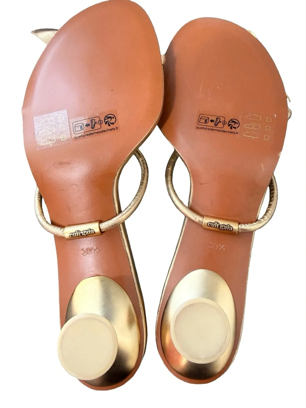 Cult Gaia Cosette Sandal in Brass